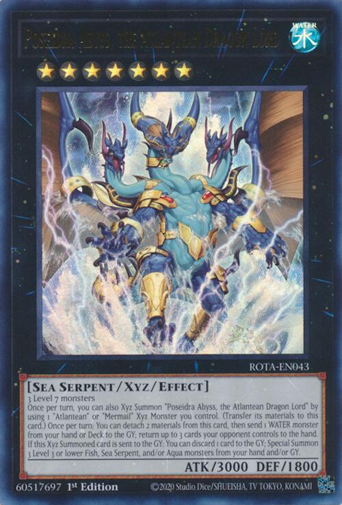 Poseidra Abyss, the Atlantean Dragon Lord [ROTA-EN043] Ultra Rare | Exor Games Summserside