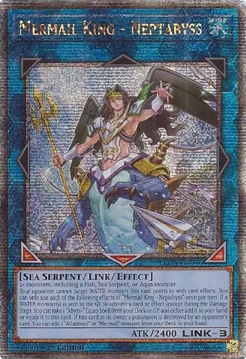 Mermail King - Neptabyss (Quarter Century Secret Rare) [ROTA-EN046] Quarter Century Secret Rare | Exor Games Summserside