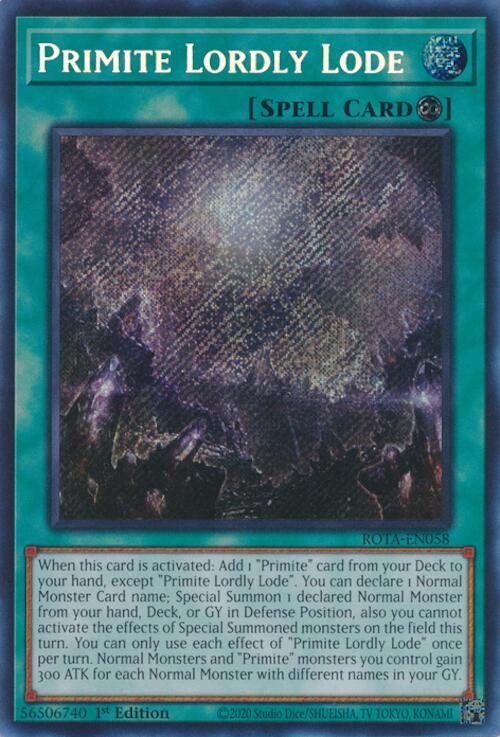 Primite Lordly Lode [ROTA-EN058] Secret Rare | Exor Games Summserside