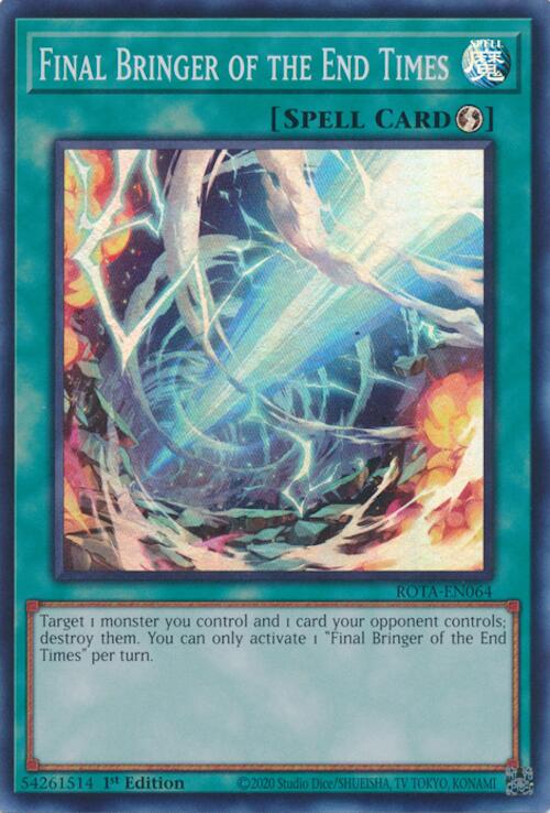 Final Bringer of the End Times [ROTA-EN064] Super Rare | Exor Games Summserside