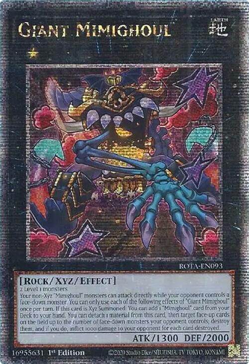 Giant Mimighoul (Quarter Century Secret Rare) [ROTA-EN093] Quarter Century Secret Rare | Exor Games Summserside