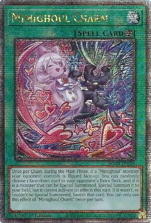 Mimighoul Charm (Quarter Century Secret Rare) [ROTA-EN096] Quarter Century Secret Rare | Exor Games Summserside