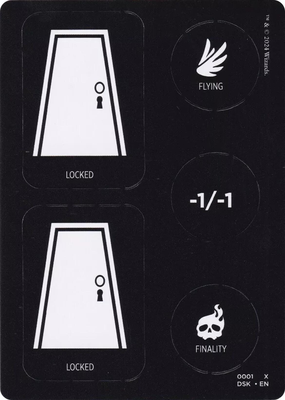 Punch Card Token (1 // 2) [Duskmourn: House of Horror Tokens] | Exor Games Summserside