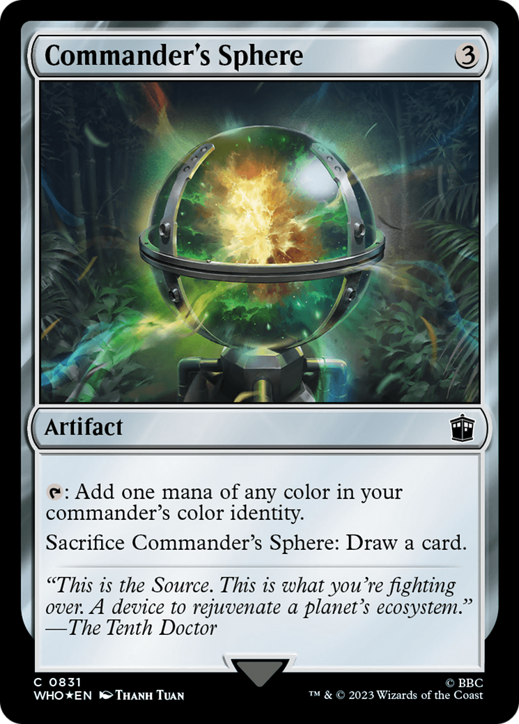 Commander's Sphere (Surge Foil) [Doctor Who] | Exor Games Summserside