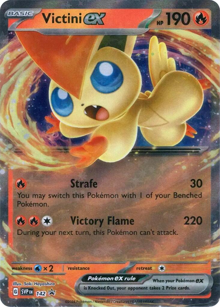 Victini ex (SVP142) [Scarlet & Violet: Black Star Promos] | Exor Games Summserside