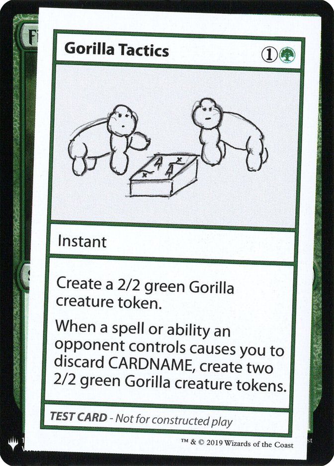 Gorilla Tactics [Mystery Booster Playtest Cards] | Exor Games Summserside