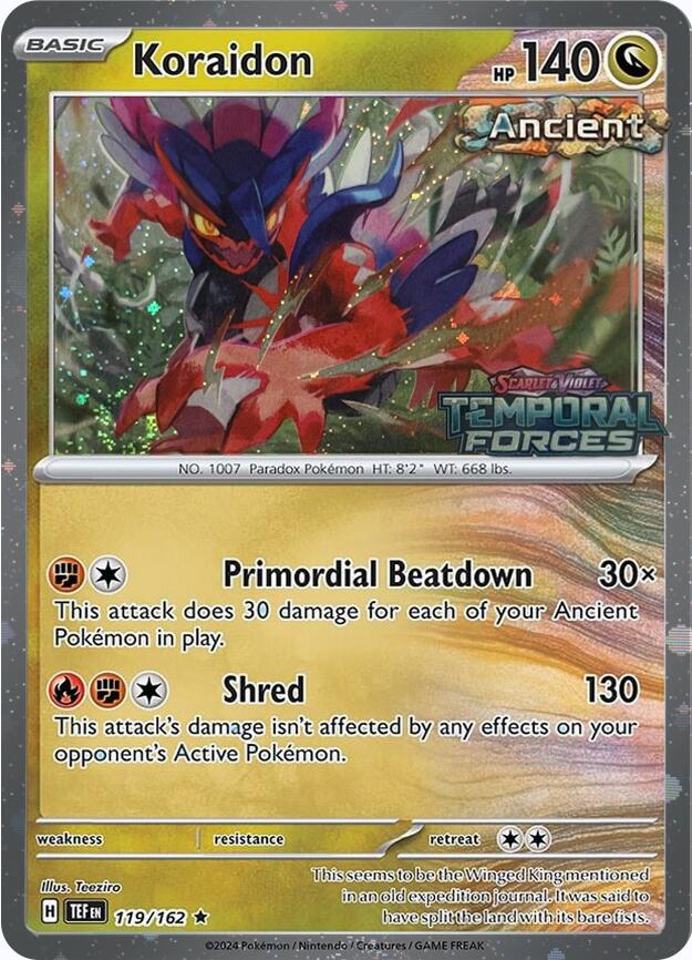 Koraidon (119/162) (European Promo) [Miscellaneous Cards] | Exor Games Summserside