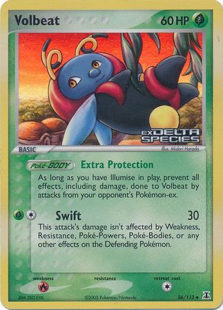 Volbeat (56/113) (Stamped) [EX: Delta Species] | Exor Games Summserside