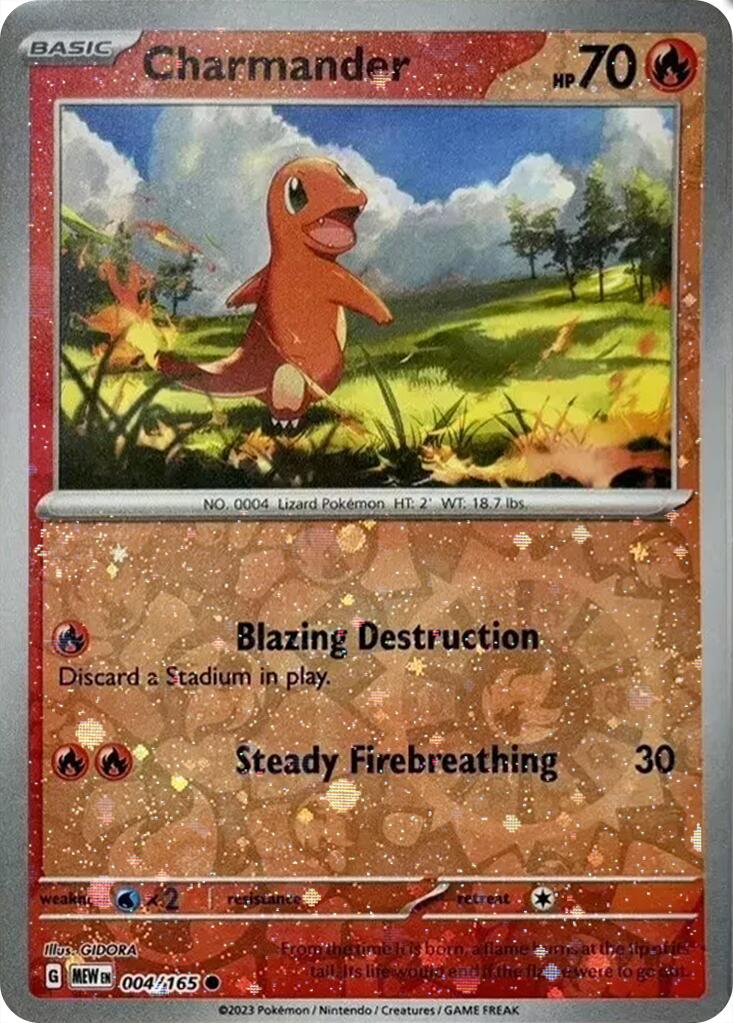 Charmander (004/165) (Cosmos Holo) (Costco Exclusive) [Miscellaneous Cards] | Exor Games Summserside