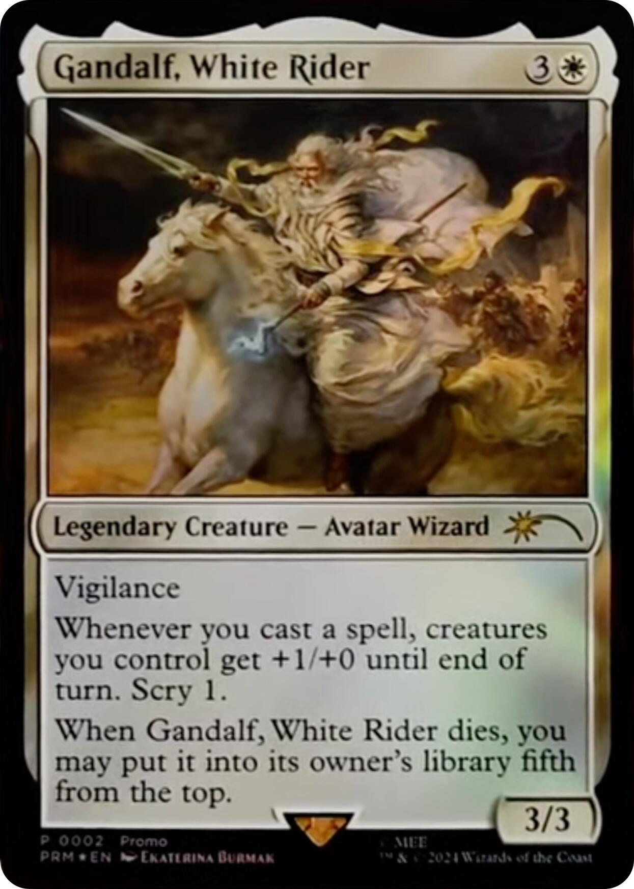 Gandalf, White Rider [Resale Promos] | Exor Games Summserside