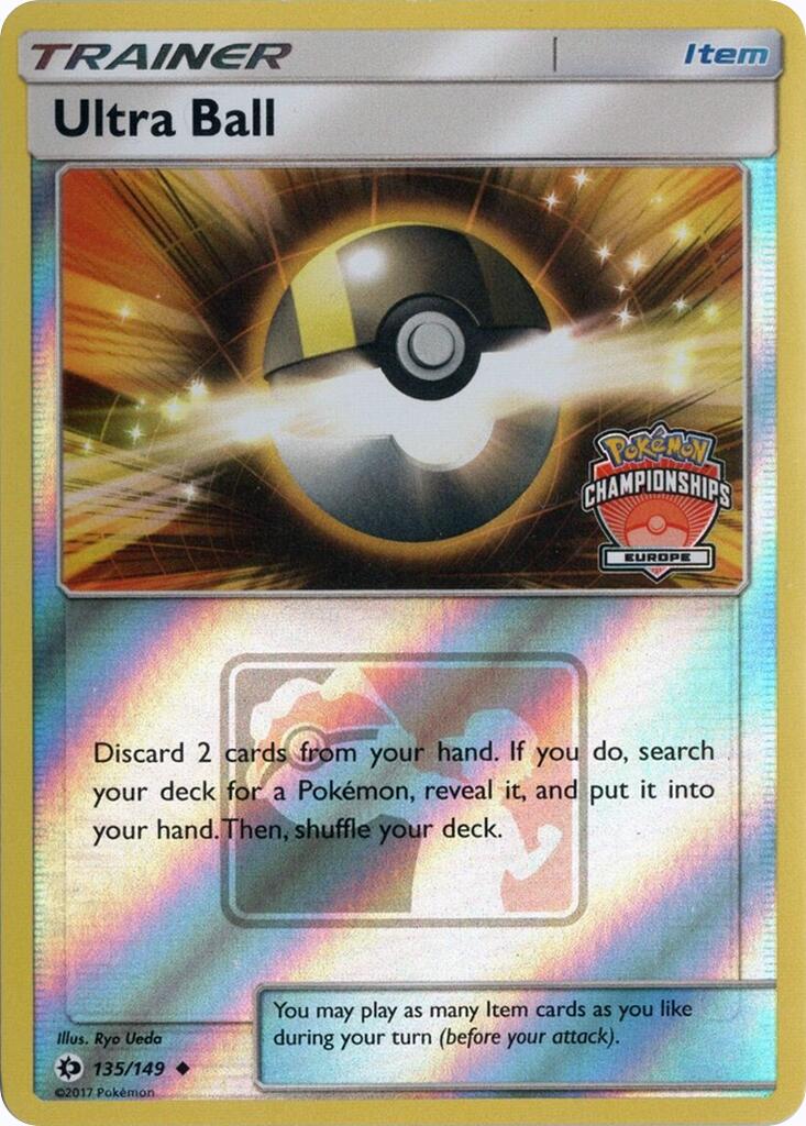 Ultra Ball (135/149) (Europe Championships) [League & Championship Cards] | Exor Games Summserside