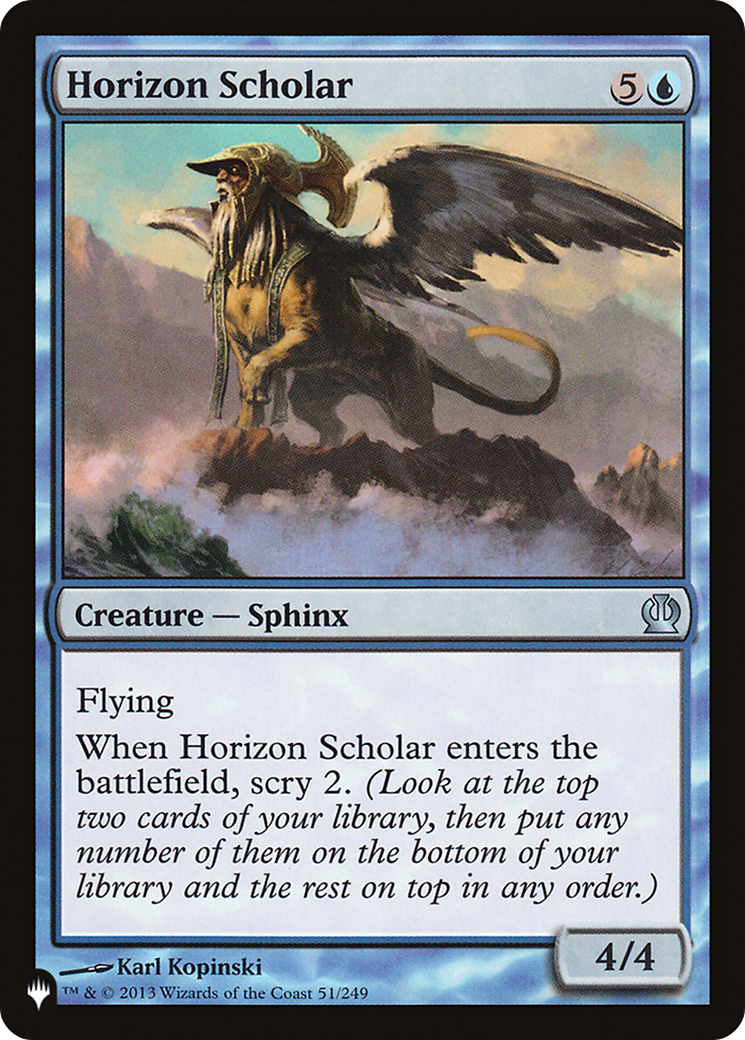 Horizon Scholar [The List] | Exor Games Summserside