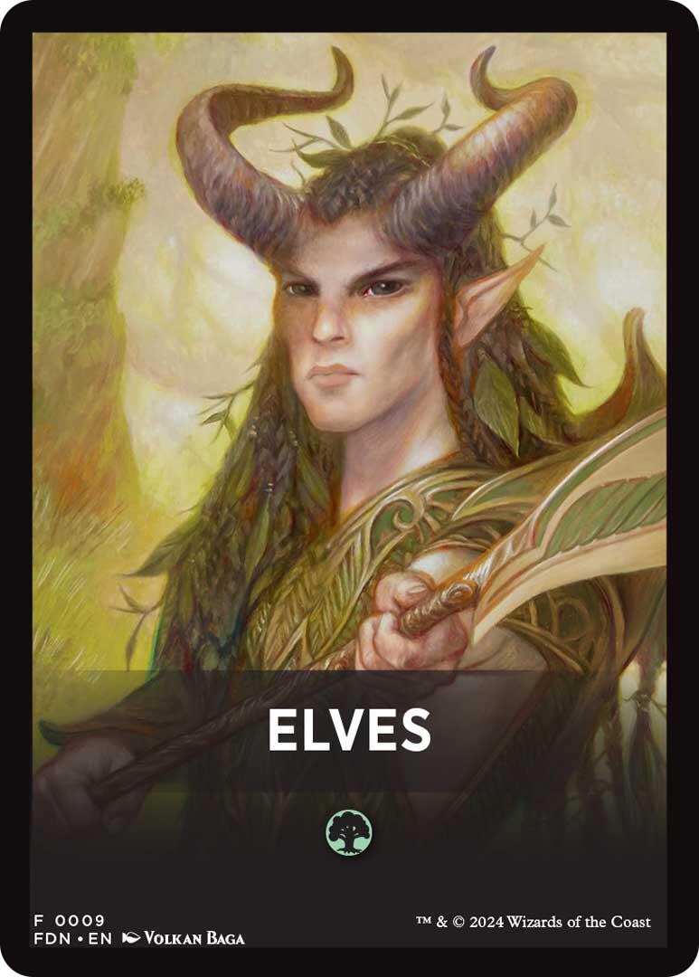 Elves Theme Card [Foundations Jumpstart Front Cards] | Exor Games Summserside