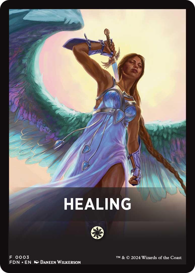 Healing Theme Card [Foundations Jumpstart Front Cards] | Exor Games Summserside