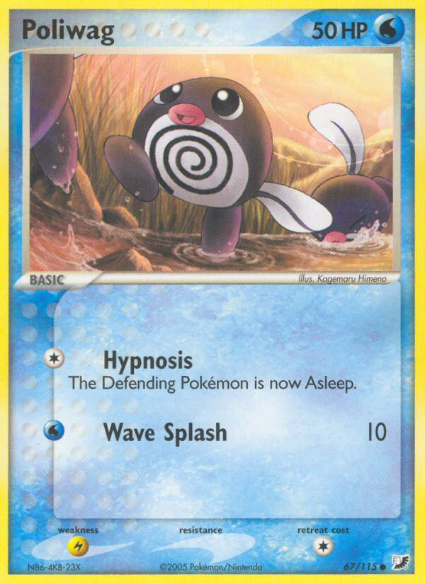 Poliwag (67/115) [EX: Unseen Forces] | Exor Games Summserside