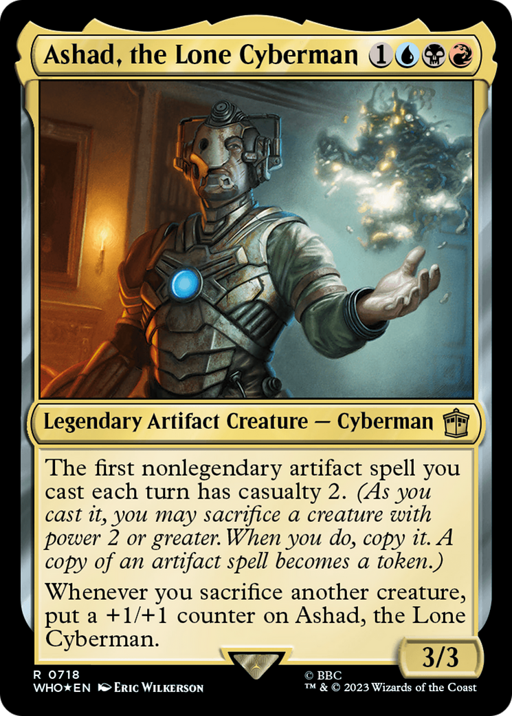 Ashad, the Lone Cyberman (Surge Foil) [Doctor Who] | Exor Games Summserside