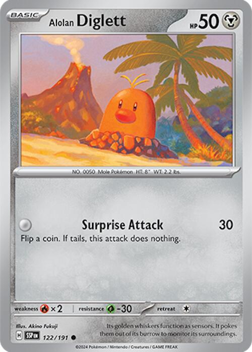 Alolan Diglett (122/191) [Scarlet & Violet: Surging Sparks] | Exor Games Summserside