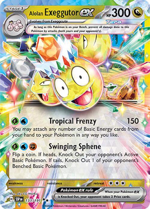 Alolan Exeggutor ex (133/191) [Scarlet & Violet: Surging Sparks] | Exor Games Summserside