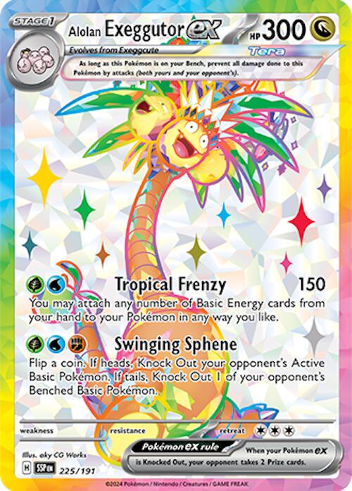 Alolan Exeggutor ex (225/191) [Scarlet & Violet: Surging Sparks] | Exor Games Summserside