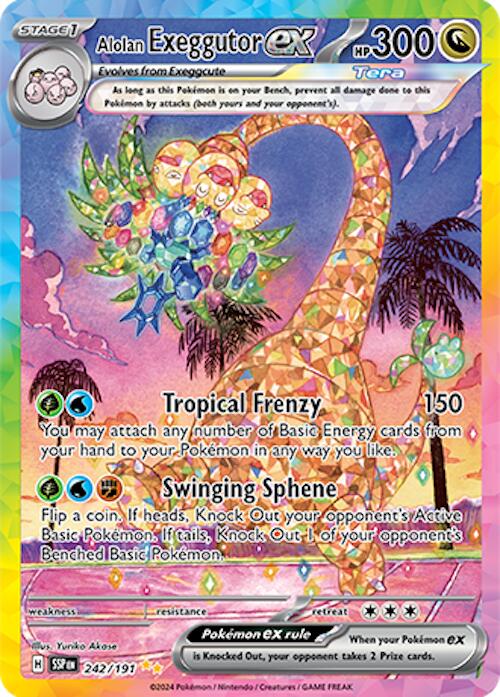 Alolan Exeggutor ex (242/191) [Scarlet & Violet: Surging Sparks] | Exor Games Summserside