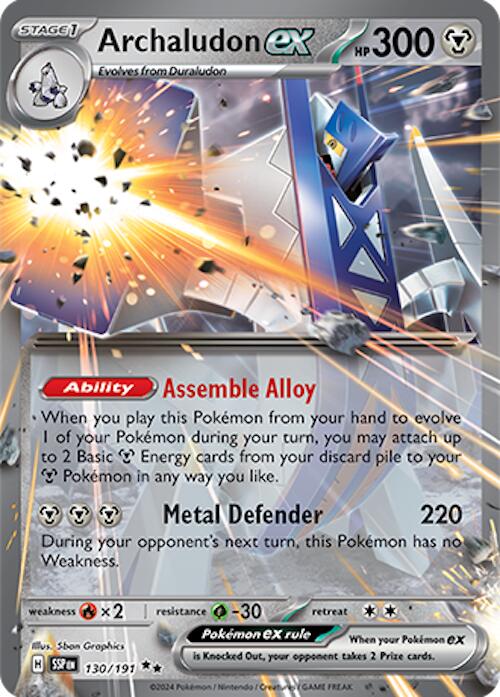 Archaludon ex (130/191) [Scarlet & Violet: Surging Sparks] | Exor Games Summserside