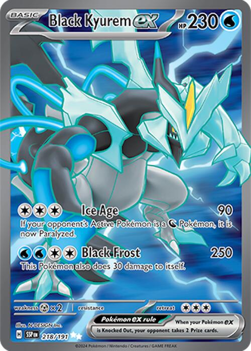 Black Kyurem ex (218/191) [Scarlet & Violet: Surging Sparks] | Exor Games Summserside