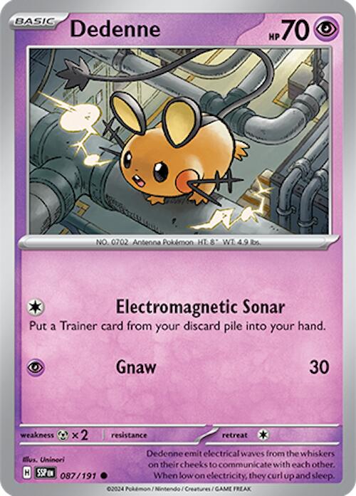 Dedenne (087/191) [Scarlet & Violet: Surging Sparks] | Exor Games Summserside