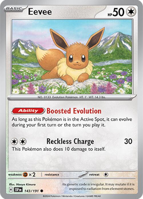 Eevee (143/191) [Scarlet & Violet: Surging Sparks] | Exor Games Summserside