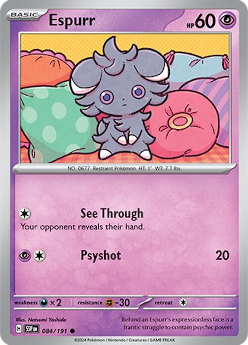 Espurr (084/191) [Scarlet & Violet: Surging Sparks] | Exor Games Summserside