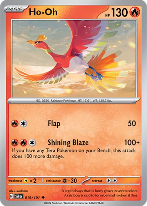 Ho-Oh (019/191) [Scarlet & Violet: Surging Sparks] | Exor Games Summserside