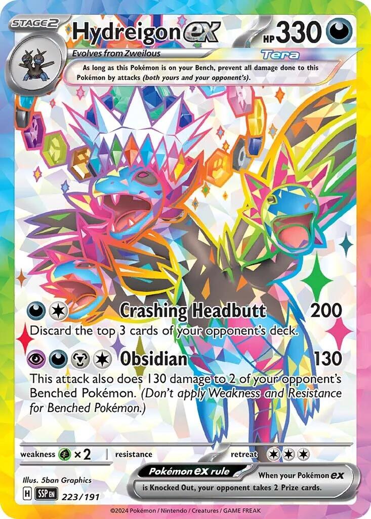 Hydreigon ex (223/191) [Scarlet & Violet: Surging Sparks] | Exor Games Summserside