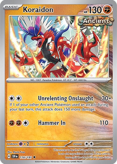 Koraidon (116/191) [Scarlet & Violet: Surging Sparks] | Exor Games Summserside