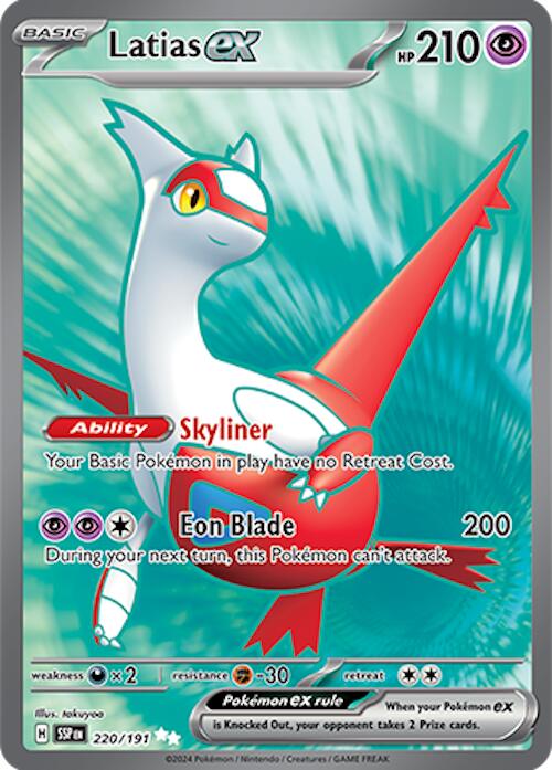 Latias ex (220/191) [Scarlet & Violet: Surging Sparks] | Exor Games Summserside