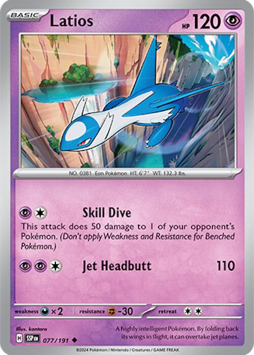 Latios (077/191) [Scarlet & Violet: Surging Sparks] | Exor Games Summserside