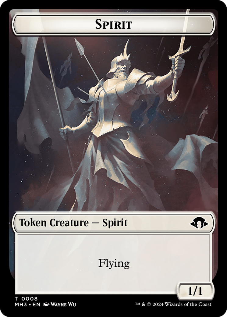 Eldrazi Spawn // Spirit (0008) Double-Sided Token [Modern Horizons 3 Tokens] | Exor Games Summserside