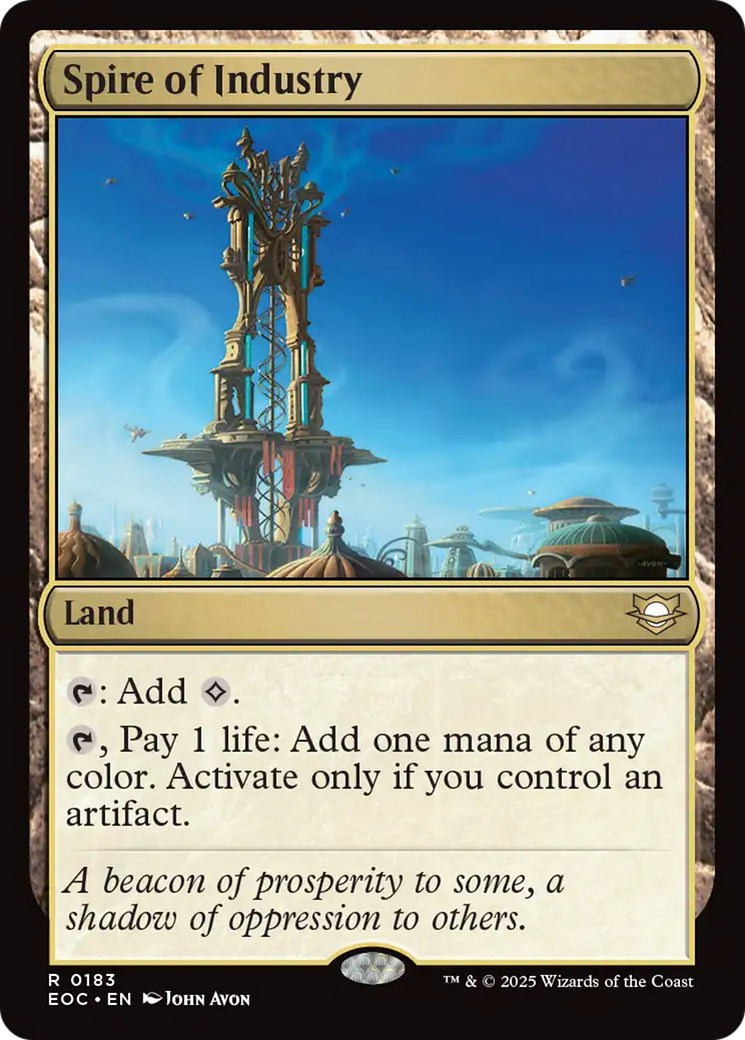Spire of Industry [Edge of Eternities Commander] | Exor Games Summserside