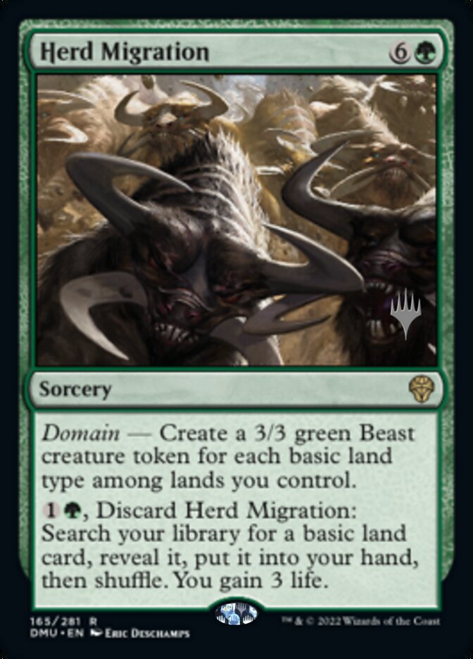 Herd Migration (Promo Pack) [Dominaria United Promos] | Exor Games Summserside