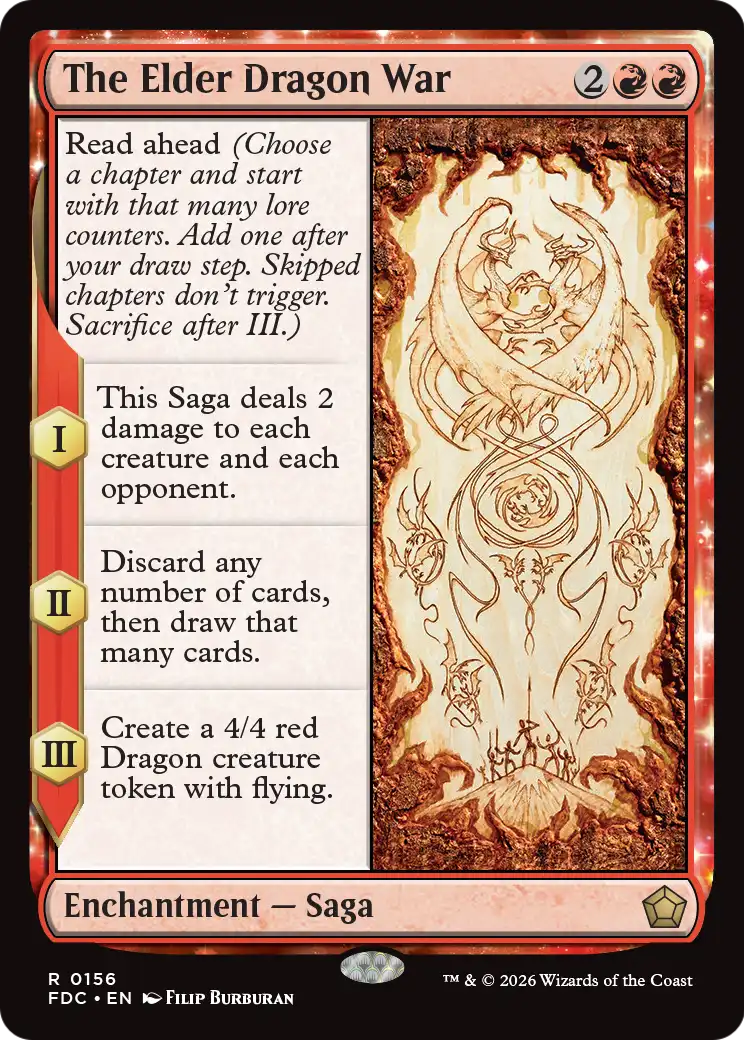 The Elder Dragon War [Foundations Commander] | Exor Games Summserside