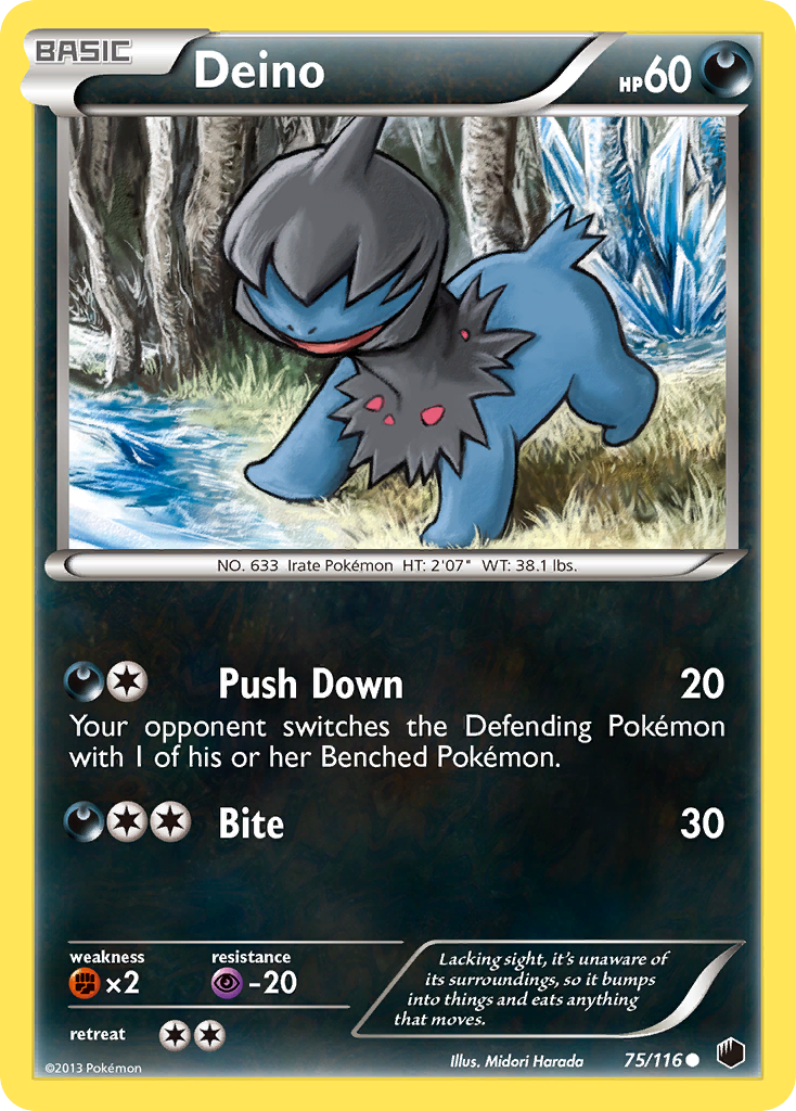 Deino (75/116) [Black & White: Plasma Freeze] | Exor Games Summserside