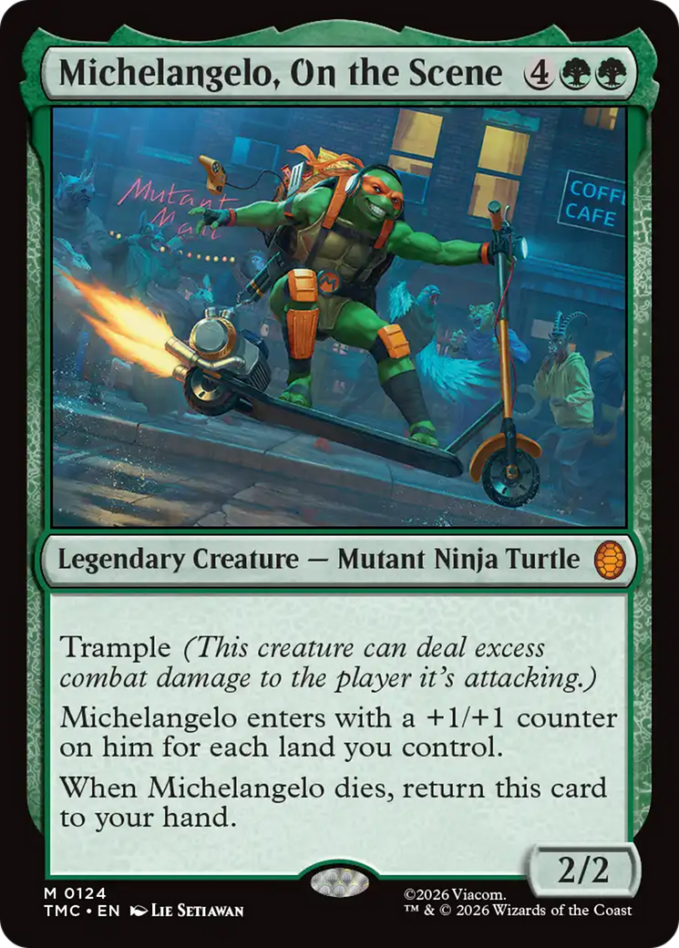 Michelangelo, On the Scene [Teenage Mutant Ninja Turtles Commander] | Exor Games Summserside