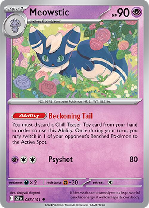 Meowstic (085/191) [Scarlet & Violet: Surging Sparks] | Exor Games Summserside