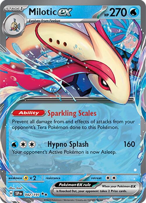 Milotic ex (042/191) [Scarlet & Violet: Surging Sparks] | Exor Games Summserside