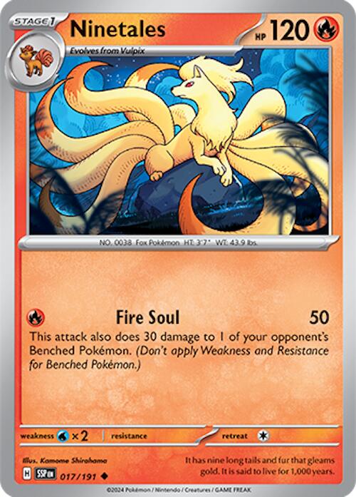 Ninetales (017/191) [Scarlet & Violet: Surging Sparks] | Exor Games Summserside