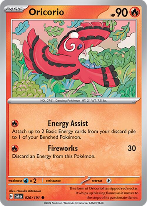 Oricorio (026/191) [Scarlet & Violet: Surging Sparks] | Exor Games Summserside