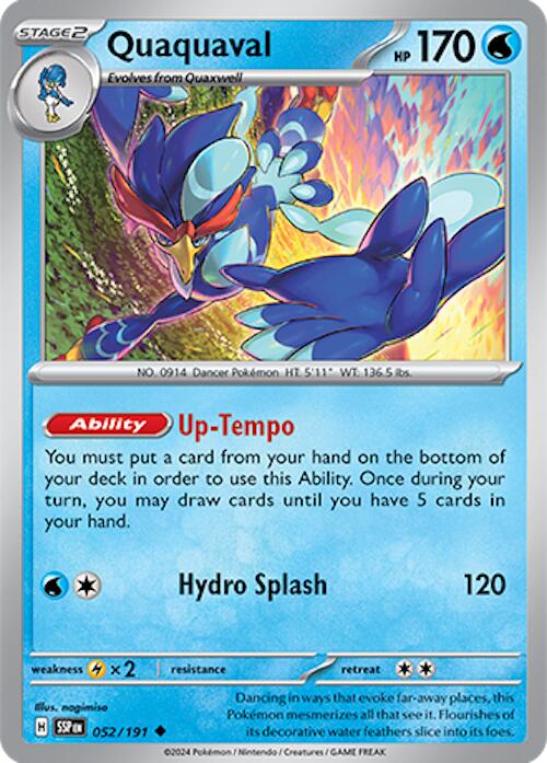 Quaquaval (052/191) [Scarlet & Violet: Surging Sparks] | Exor Games Summserside