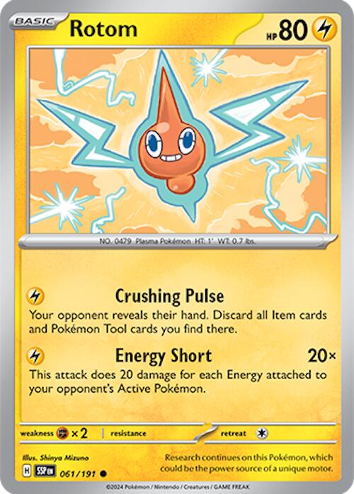 Rotom (061/191) [Scarlet & Violet: Surging Sparks] | Exor Games Summserside