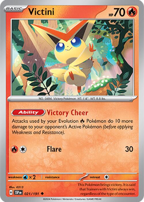 Victini (021/191) [Scarlet & Violet: Surging Sparks] | Exor Games Summserside