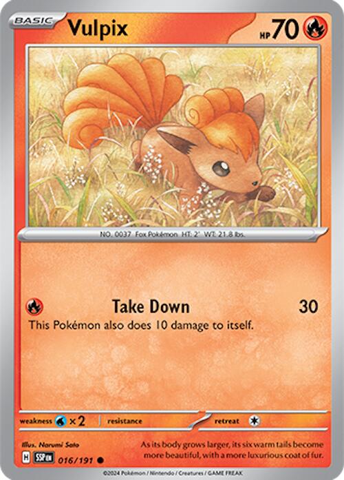 Vulpix (016/191) [Scarlet & Violet: Surging Sparks] | Exor Games Summserside