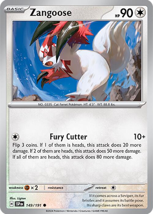 Zangoose (149/191) [Scarlet & Violet: Surging Sparks] | Exor Games Summserside