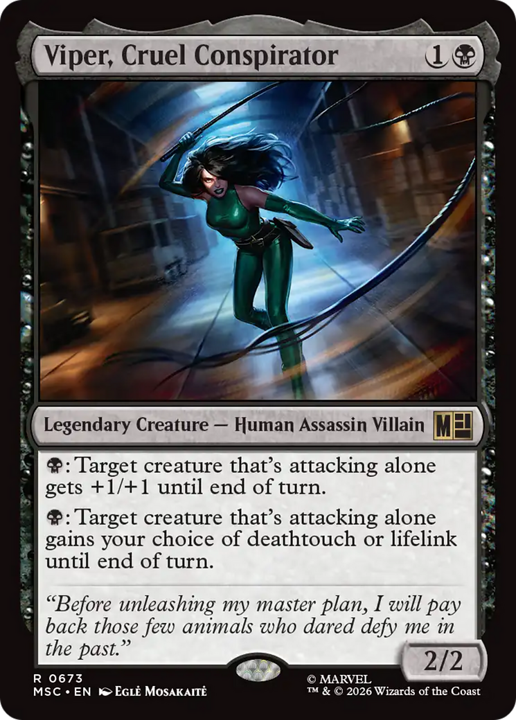 Viper, Cruel Conspirator [Marvel Super Heroes Commander] | Exor Games Summserside